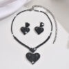 Wholesale Diamond studded Love Valentine's Day Necklace