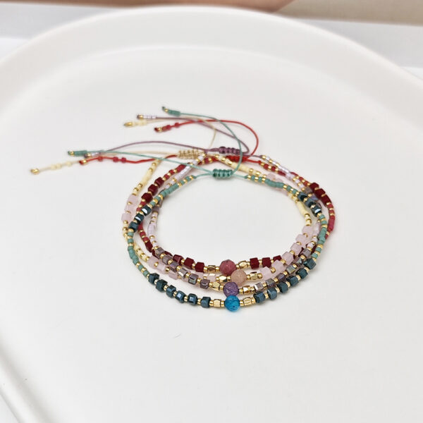 O1CN01IEIZQZ1v9axKckhnb_2212772376130-0-cib Wholesale Summer Street Mi Rice Bead Sun Stone Bracelet