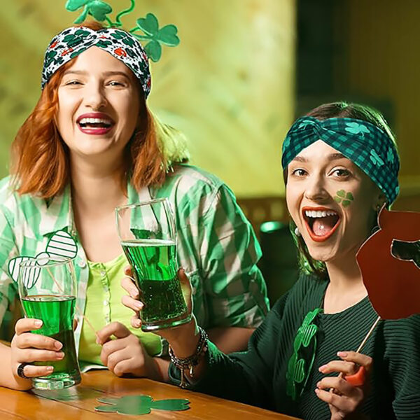 O1CN01IEk0lM1aYggGxRNqs_2360483342-0-cib Wholesale St. Patrick's print cross clover elastic headband