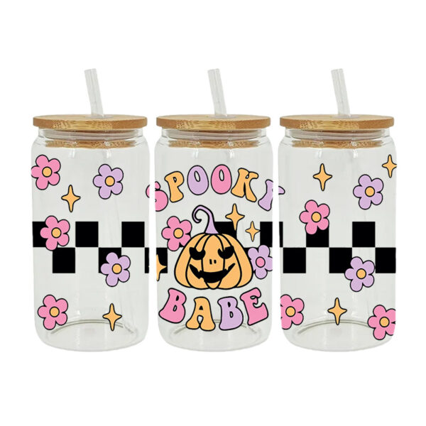 Wholesale UV Transfer Paste Glass Crystal Label Crystal Paste Cross-border Special Paste for 16oz Glass Cup 23cmX11cm