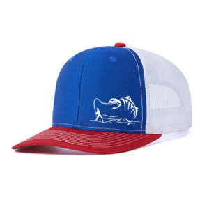 Blue red + white net