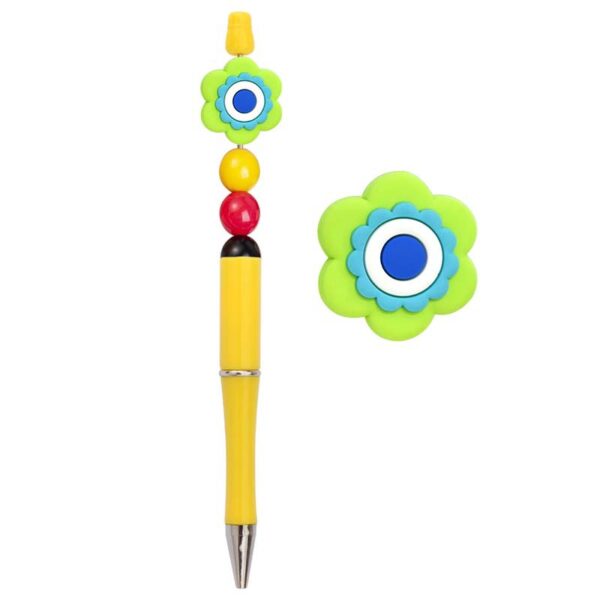 O1CN01IMpDch1ijElnc06K3_2206571884448-0-cib Wholesale Random 100pcs Colored Flower Shaped Focal Beads