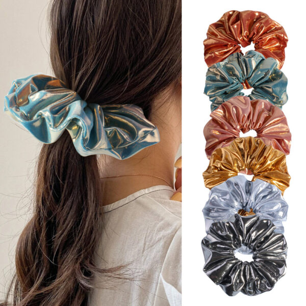 Wholesale Leather Fabric Large Scrunchie