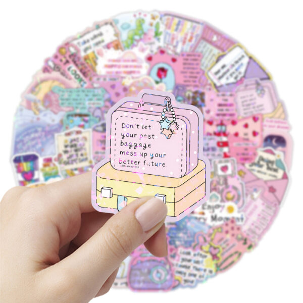 Wholesale 50 Motivational Quote Waterproof Vinyl Stickers