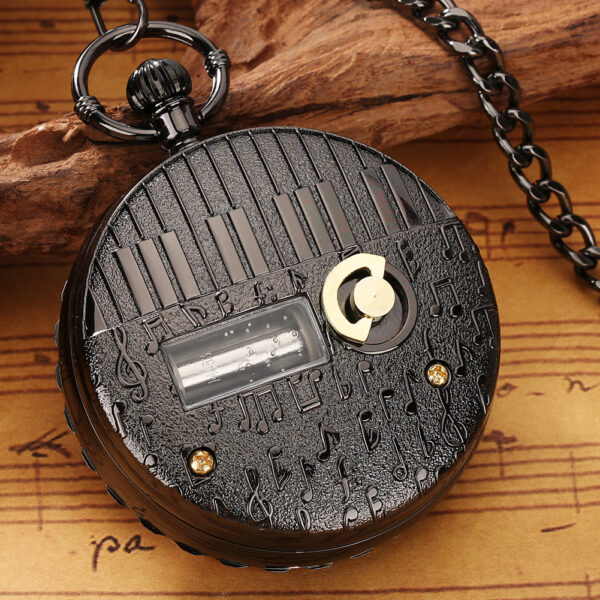 Wholesale Retro Creative Magic Eagle Snake Music Octave Box Pocket Watch