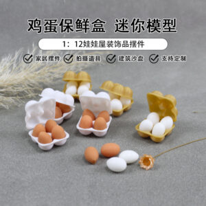 Wholesale Miniature food toy egg preservation box