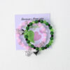 Wholesale Pink Green Matching Couple Bracelet Crown Witch Hat Bracelet Couple Love