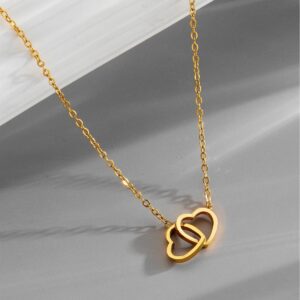 Wholesale Heart-shaped Necklace Titanium Steel