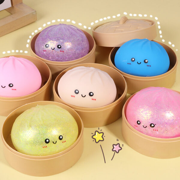 O1CN01IczqmB1LuTNkzFz68_2210991701359-0-cib 创意减压假包子解压神器表情大包子捏捏乐仿真包子慢回弹减压玩具