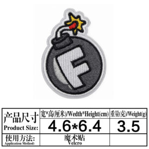 M909 velcro on the back