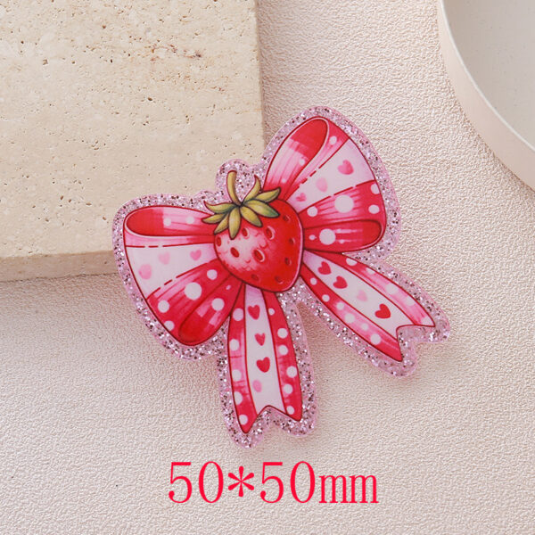 Wholesale Cartoon Bow DIY Acrylic Flatback