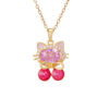 O1CN01IekNS820t0JeWLzFf_2215152786906-0-cib Wholesale Copper gold-plated micro inlaid zircon cat pendant stainless steel necklace