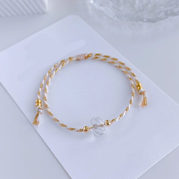 Wholesale Shell Crystal Green Beads Multi-layer Stacked Wear Bracelet Stainless Steel Bracelets