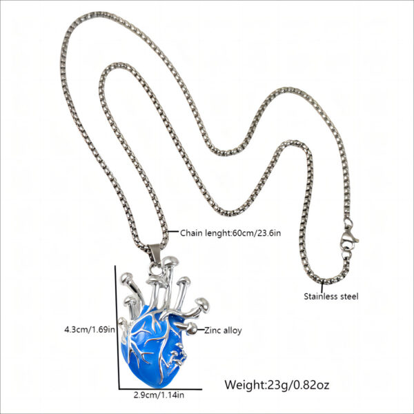 O1CN01IgDjLc2IVKnt6NeRE_3919529291-0-cib Wholesale Gold night light human heart pendant necklace