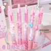 Wholesale Colorful flowers press neutral pen