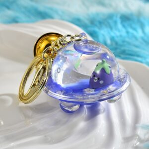 Purple flying saucer