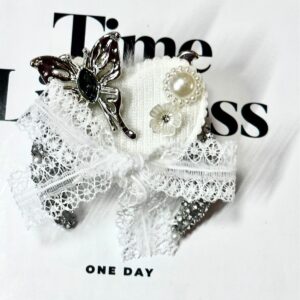One white love bead
