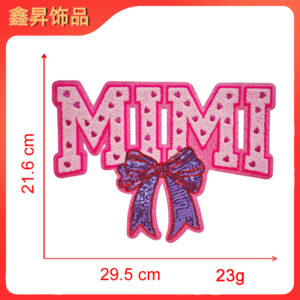 Heated hot melt glue*rose red*letter bow*bow mimi*height 21.6*29.5cm