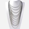 O1CN01Il4AA61x6VZ4YKF4S_2218560116394-0-cib Wholesale Electroplated circular bead multi-layer layered necklace