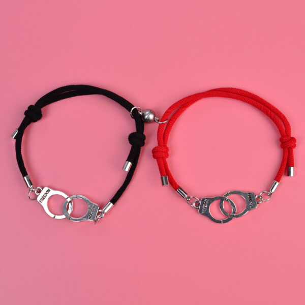 Wholesale Couple Bracelet European And American Simple Handcuffs Bracelet Bracelet Pair