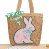 Wholesale Colorful Rabbit Cross Money Bag Embroidery DIY Patches