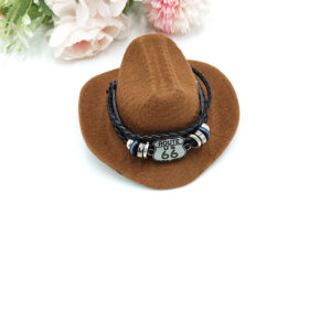 Brown cowboy hat cowboy hat no. 66-2 / L code
