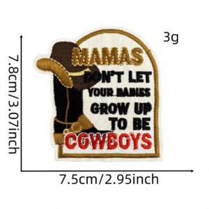 Colorful english landscape cloth stickers 3#