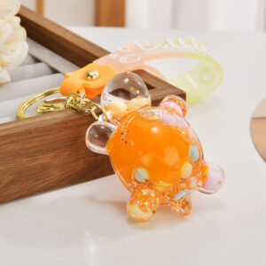 Jelly bean orange / Gradient rope + turtle