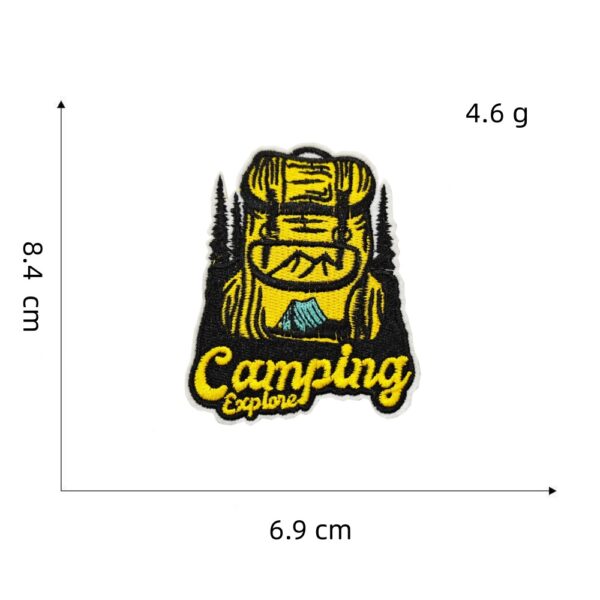 Wholesale Camping series animal cartoon DIY patches