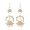 O1CN01IujKjB23mzvTn7PC3_2213657267299-0-cib Wholesale Goddess Earrings with Diamonds, Sun, Eight-Pointed Star, Moon, Romantic Earrings