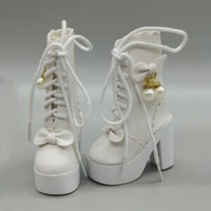 White pearl pendant high heels, 131700
