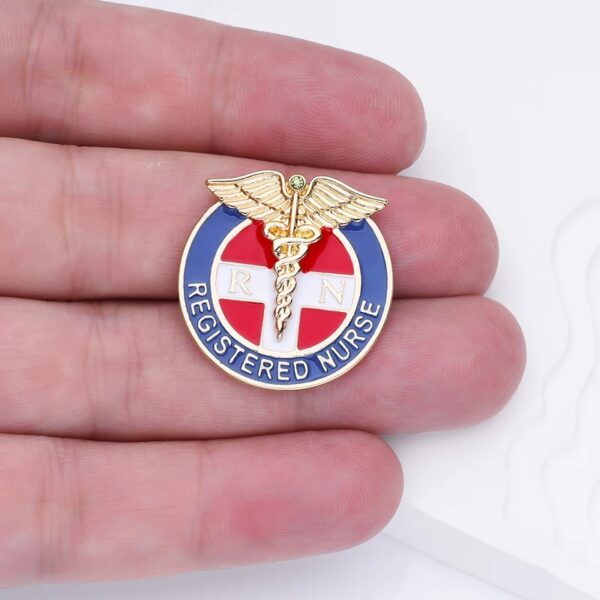 O1CN01Iw5QSi1g3RGaomNGG_2217541994086-0-cib Wholesale RN First Aid Medical Star of Life Brooch Badge Accessories
