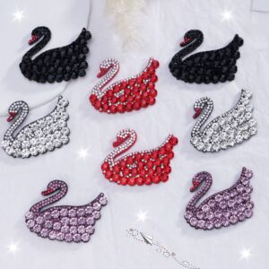 Wholesale Full Diamond Swan Water Diamond Embroidery DIY Patches