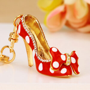 Polka dot high heels Red / Single opp bag packaging
