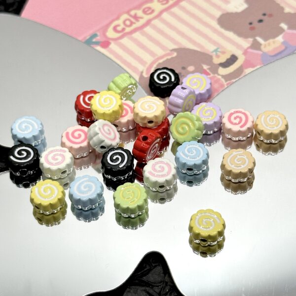 Wholesale Cute Colorfulful Shrimp Cakes, Fish Boards, Lollipops, Alloy Beads, DIY