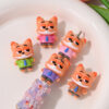 Wholesale 10pcs cute cartoon animal focal beads