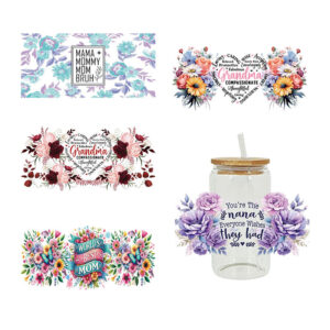 Wholesale UV Transfer Paste Glass Crystal Label Crystal Paste Cross-border Special Paste for 16oz Glass Cup 23cmX11cm