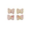 Wholesale 10pcs star flower cherry bow relief acrylic beads
