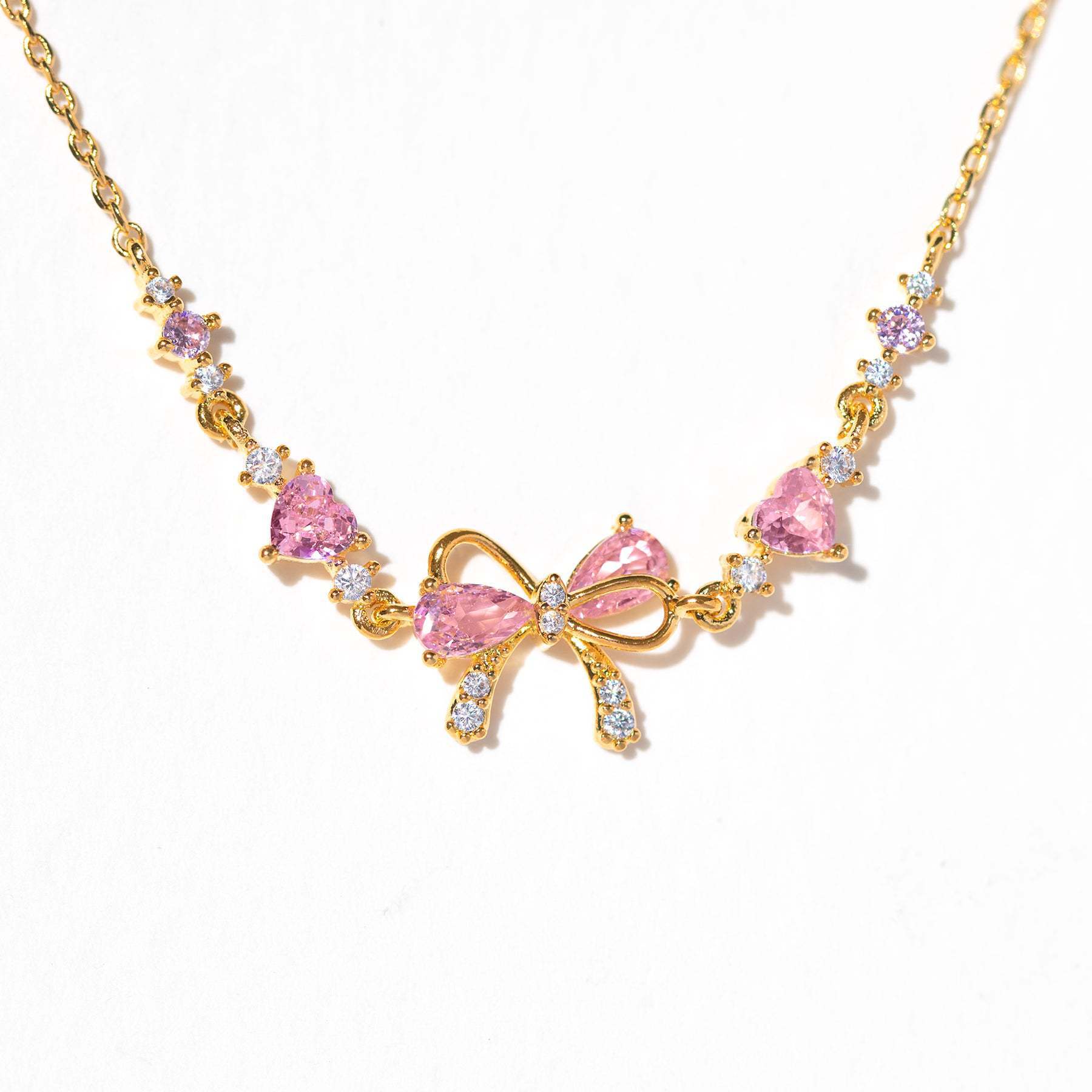 Wholesale Cute Love Zircon Bow Bracelet