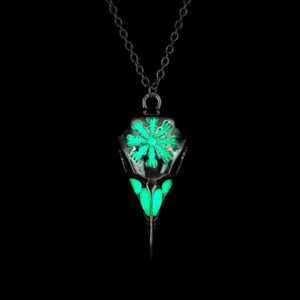Ancient silver green light