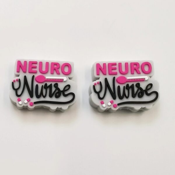 Wholesale 10PCS Doctor Letters Silicone Cartoon Beads