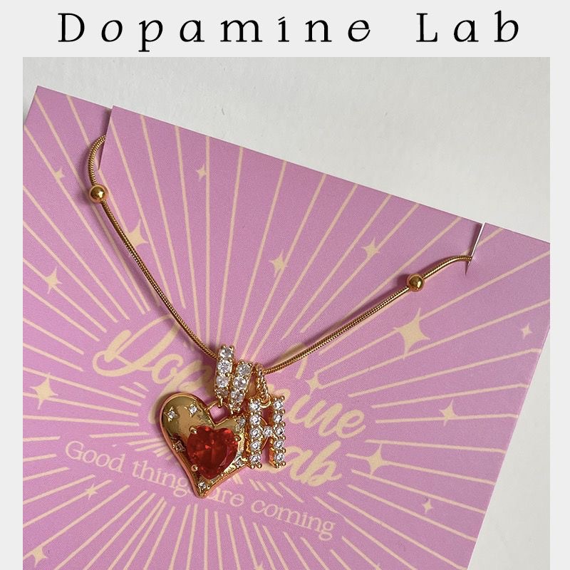 Wholesale Exquisite letter retro necklace