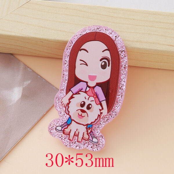 O1CN01J8OLN01M50RWeUDlE_2563411382-0-cib Wholesale Glitter Cartoon Girl DIY Acrylic Smudges and Sequins