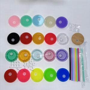 O1CN01J9oKM1209CbQlNbC6_3165416806-0-cib Wholesale Colorful PP lid suitable for 16oz glass cups