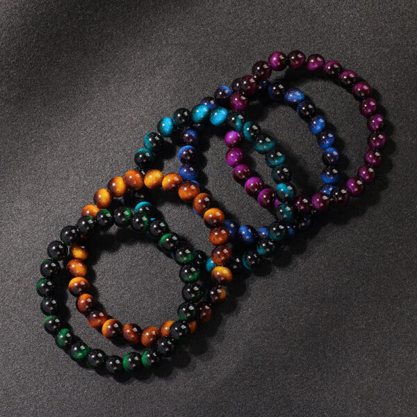 Wholesale Glass Dopamine Imitation Tiger Eye Bracelet