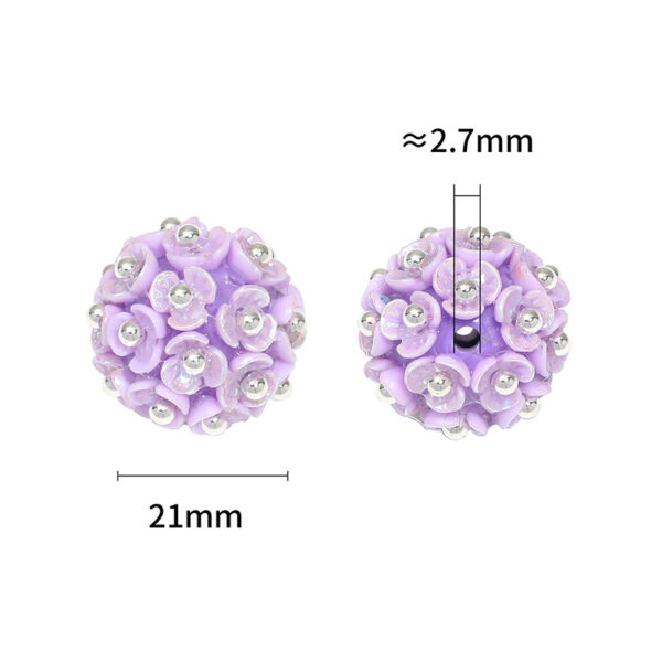 O1CN01JEHg7U1l4QMxqQDPf_2219500044765-0-cib Wholesale Colorful pearl flower ball flower acrylic beads