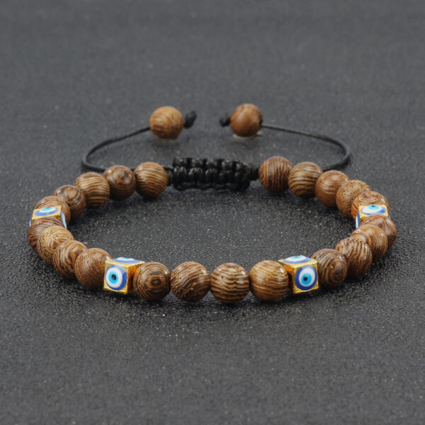 Wholesale Hand woven square Devil's Eye bracelet
