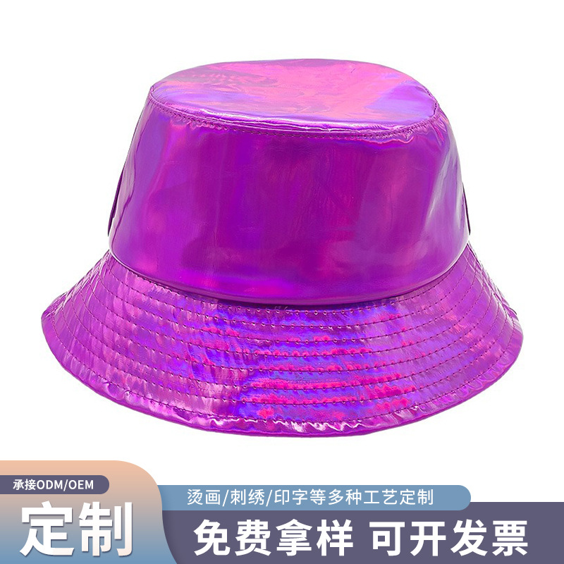 Wholesale Cross-Border Colorful Pvc Dome Hat for Adults and Chilen, Fashionable Commuting Sun Protection and Warmth-Retaining Large-Brimmed Dome Hat