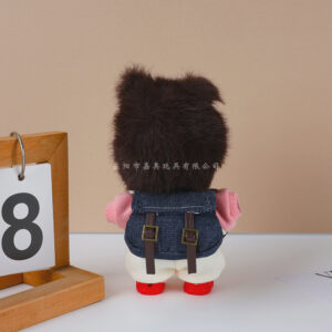 Navy blue denim small backpack (school bag only)