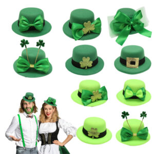 Wholesale St Patrick's Day Headwear Shamrock Green Hat